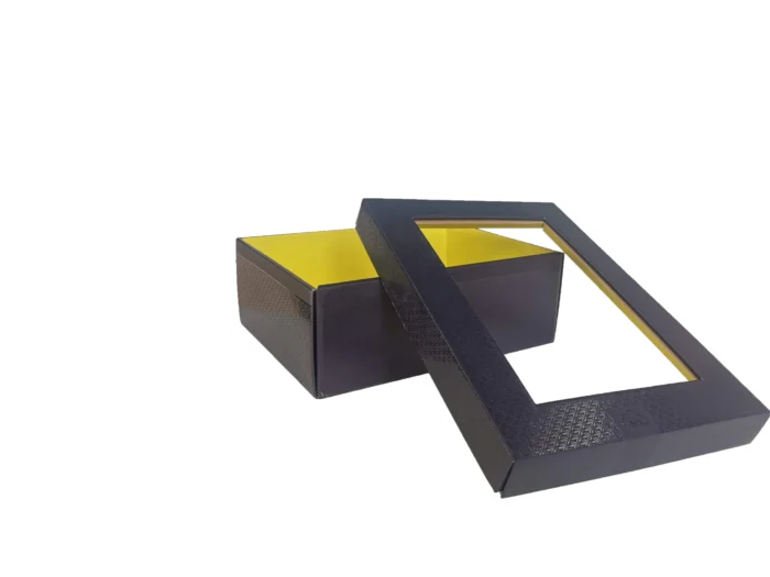 Cardboard Boxes with Clear Lid
