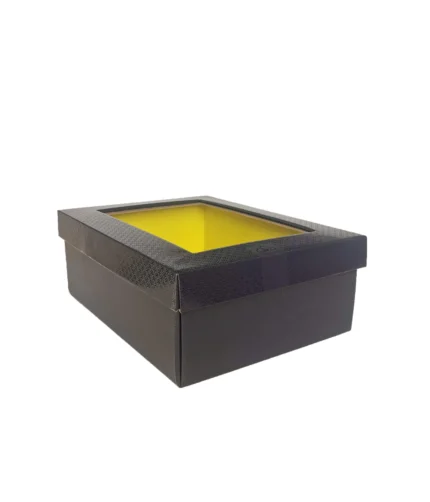 Cardboard Boxes with Clear Lid