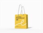 Small shopping bag mockup