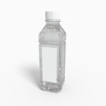 Bottles plastic product label mockup 502970