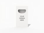 Straight tuck end box with window mockup