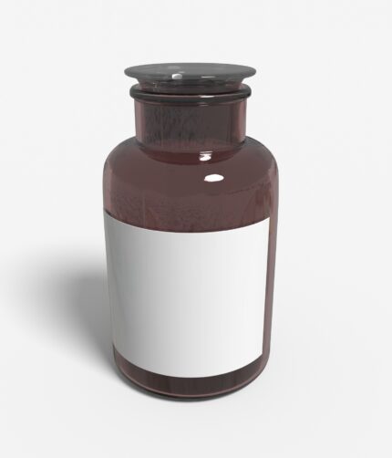 Bottles glass product label mockup 500610