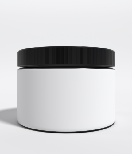 Plastic cylinder bottle mockup