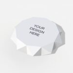 Cardboard star mockup