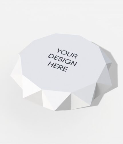 Cardboard star mockup