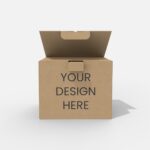 Packaging carton business material mockup 200330