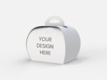 Cake boxes carton with handle mockup 604190