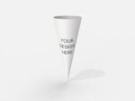 Ice cream cone mockup