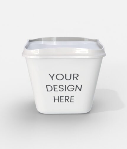 Ice cream cups plastic mockup 511520