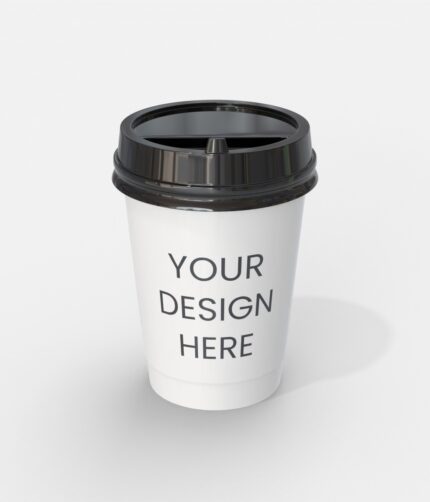 Paper coffee cup mockup 511400