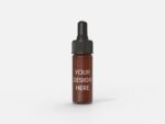 5ml amber dropper bottle mockup 511662