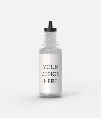 10ml clear dropper bottle mockup 511691