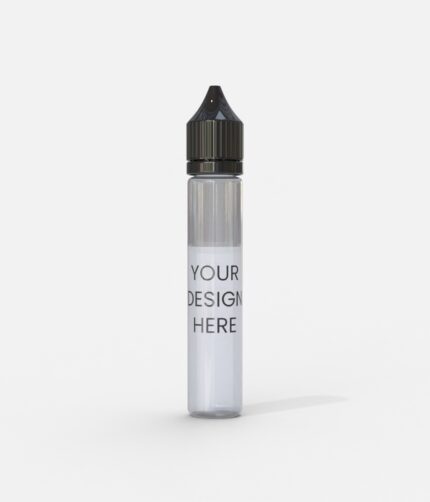 30ml clear glass dropper bottle mockup 511641
