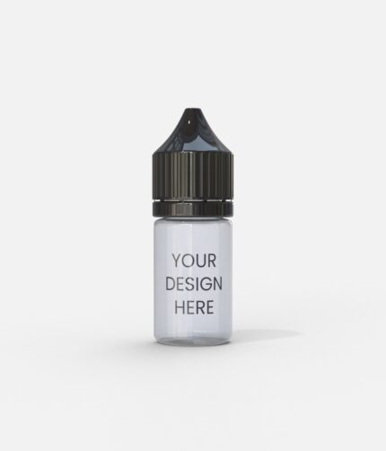 30ml clear glass dropper bottle mockup 511642