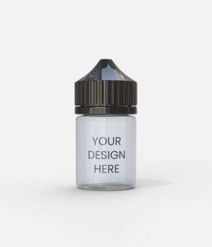 60ml clear glass dropper bottle mockup 511644