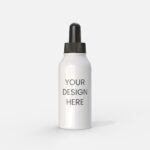 50ml glass dropper bottle mockup 511842