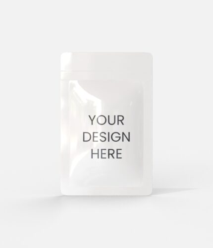 Medicine sachet mockup