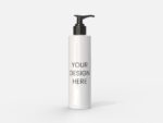 450ml plastic lotion pump bottle mockup 511870