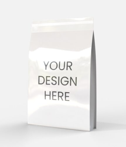 Stand up dog food plastic bags mockup 605163