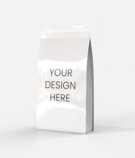 Stand up dog food plastic bags mockup 605161