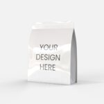 Stand up dog food plastic bags mockup 605160