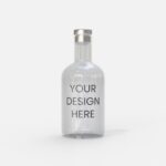 Glass bottle mockup