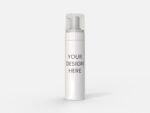 Skin care plastic bottle mockup