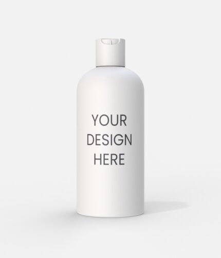 500ml cosmetic bottle mockup