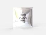 Square coffee sachet mockup