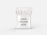 Plastic bag with handle mockup 605114