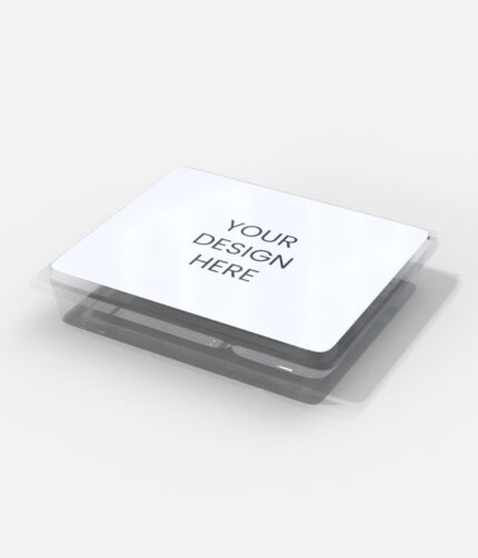 Flat plastic box mockup 512510