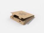 Flip top pizza box mockup 156214