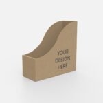 Curved ramp display box mockup 171492