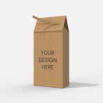 Tuck end box with zipper mockup 112044