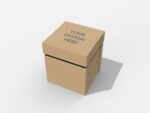 Box with lid mockup 160024