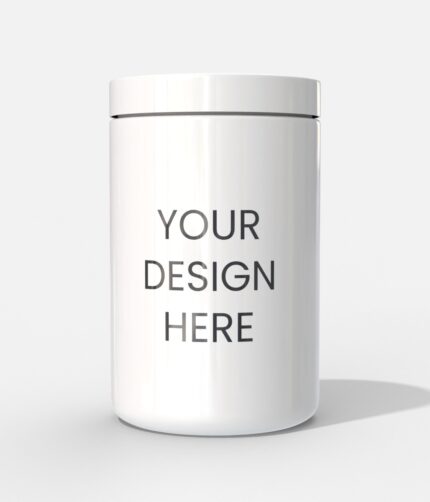 Cylinder plastic jar mockup 512540