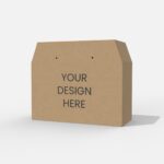 Tuck end box with handle mockup 112810