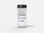 Seasoning glass bottle mockup 512570