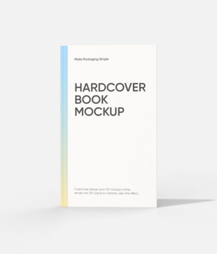 6×9 Hardcover book  mockup