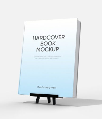 8.5×11 Book cover mockup