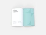 8.5×11 Open book  mockup