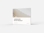 Landscape book  mockup