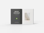 8.5×11 Open thick book  mockup