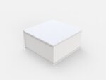 Square magnetic gift box mockup