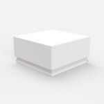 Square gift box mockup