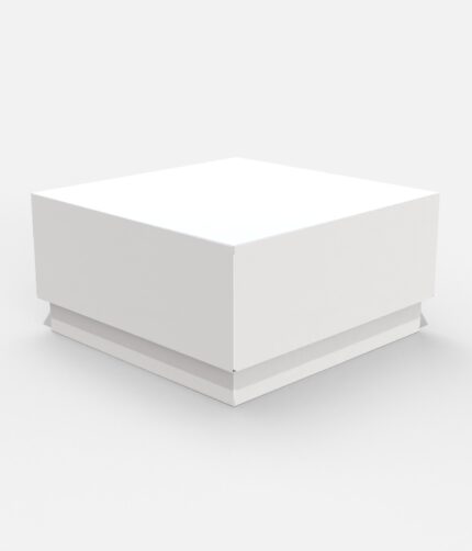 Square gift box mockup