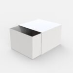 Square gift box mockup