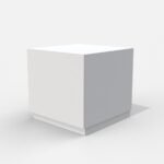 Slide square gift box mockup