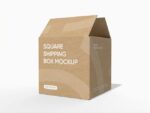 Square Shipping Box | Durable Cardboard Box for Delivery