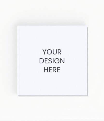 Square magazine cover mockup